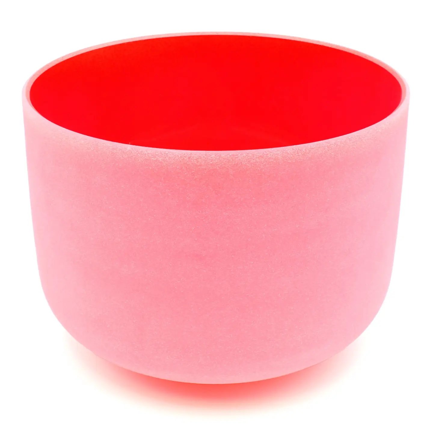 Red Crystal Singing Bowl • 10" • Note C