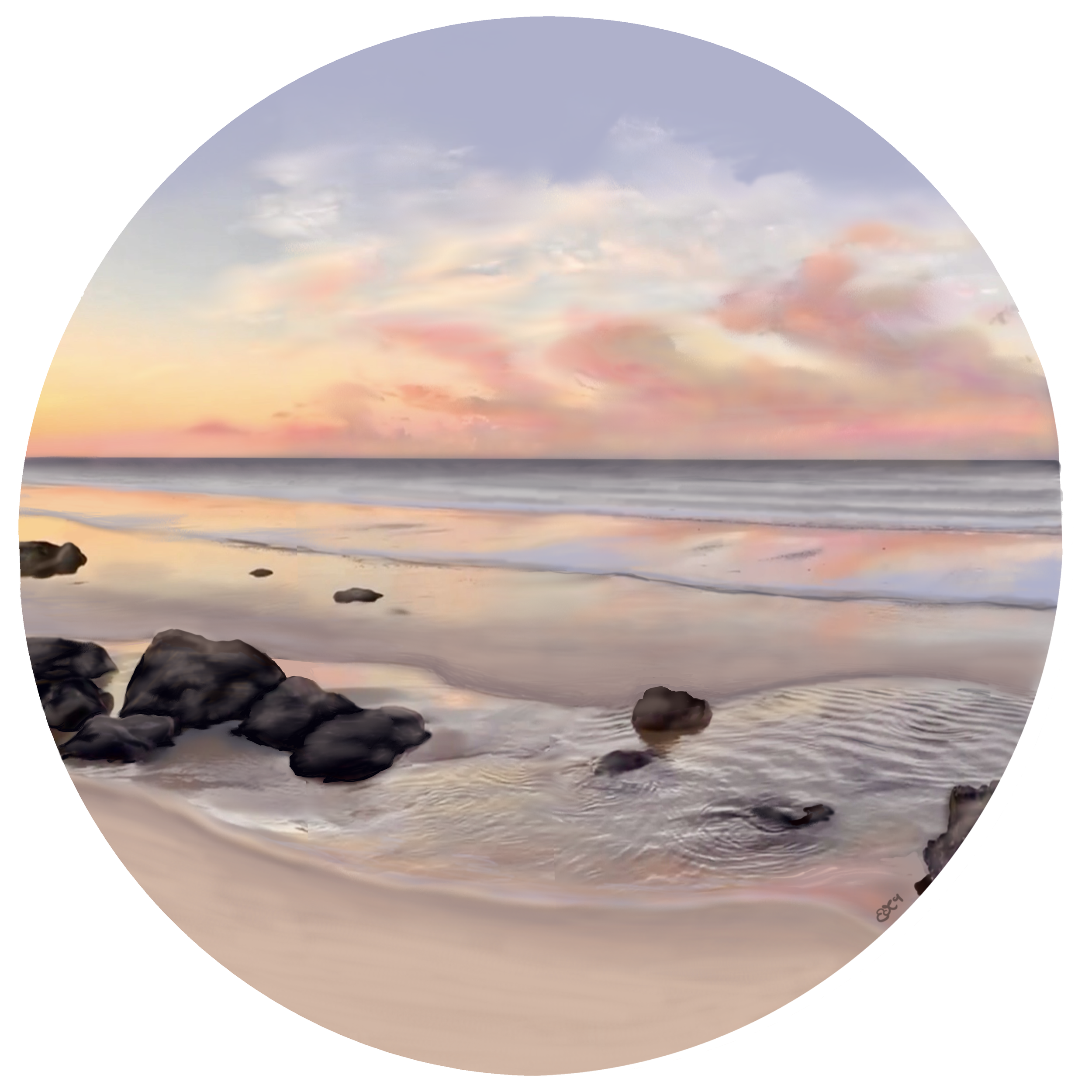 Rocks original painting