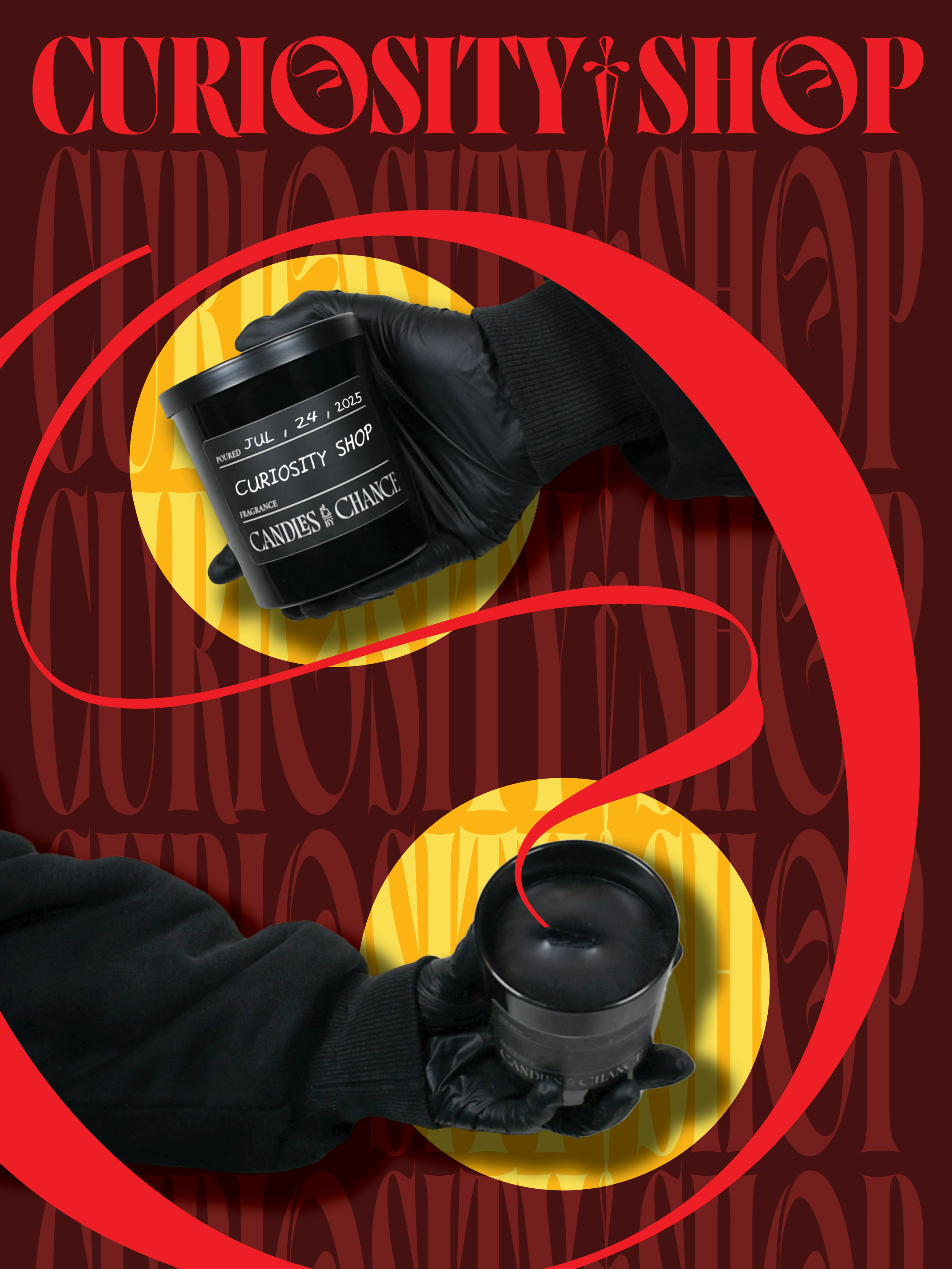 "CURIOSITY SHOP" Vegetable Wax Candle