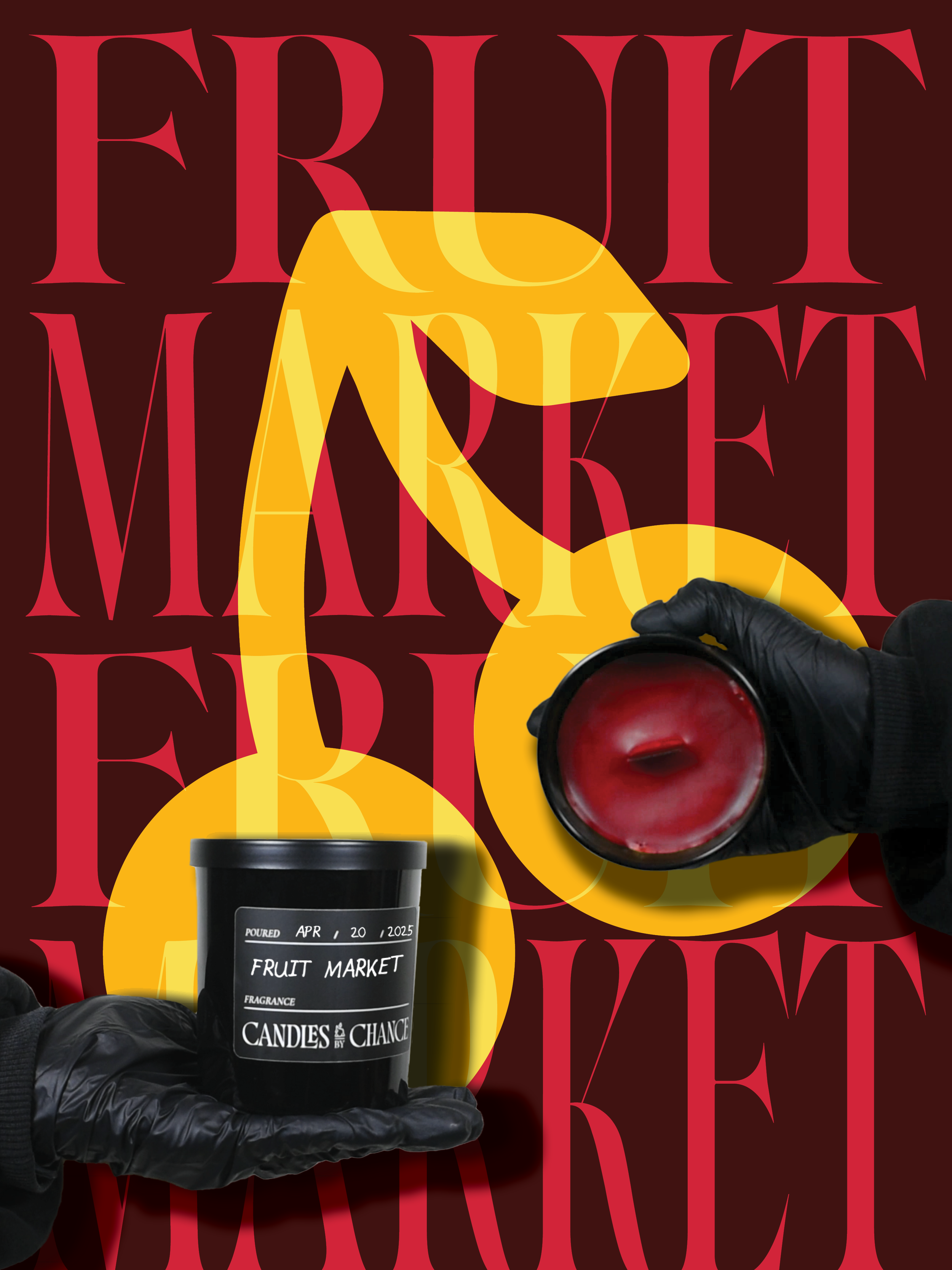 "FRUIT MARKET" Vegetable Wax Candle