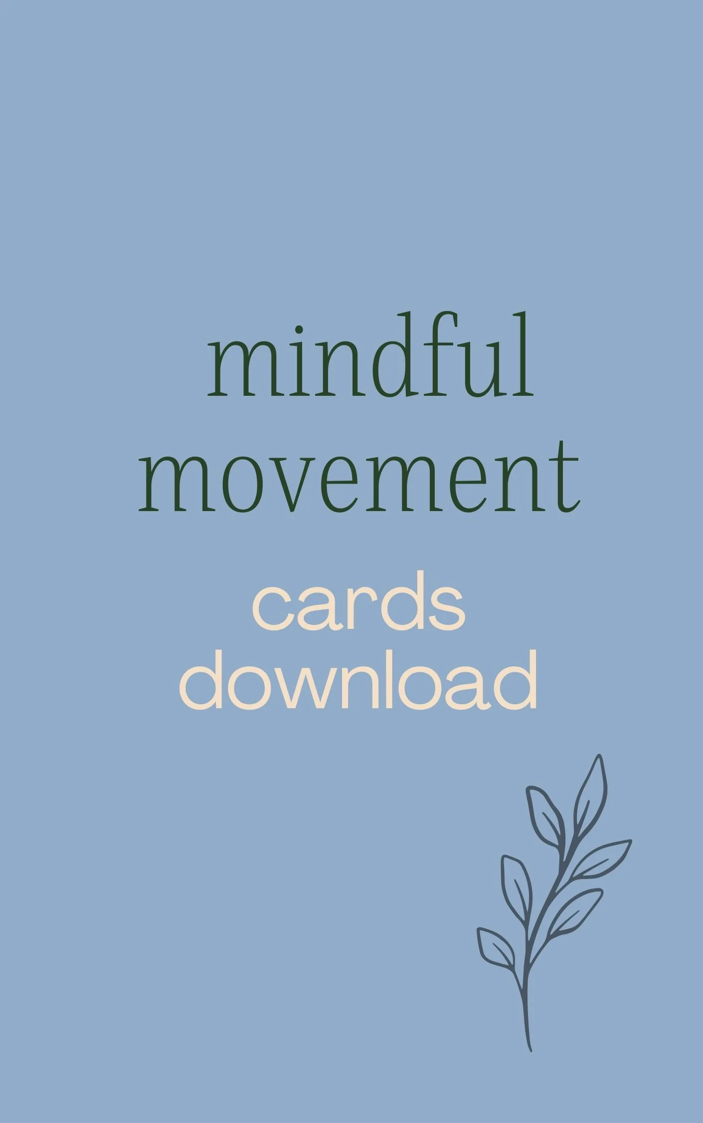 Moments of Mindful Movement Cards - Download