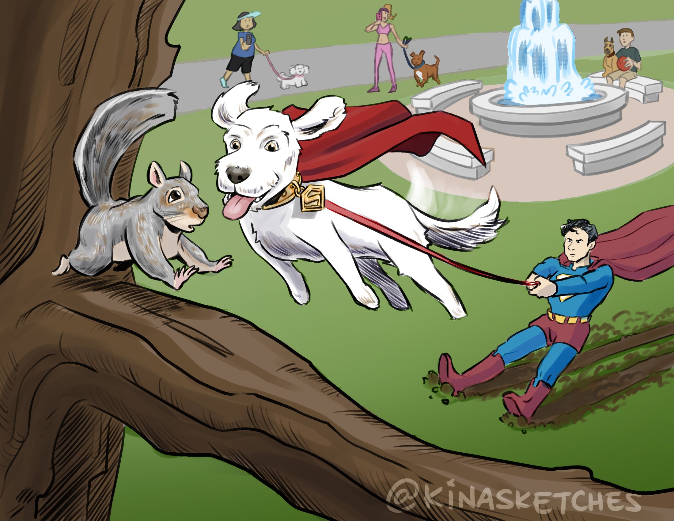 2025 07 31 Krypto and the Squirrel Fanart 200dpi.jpg