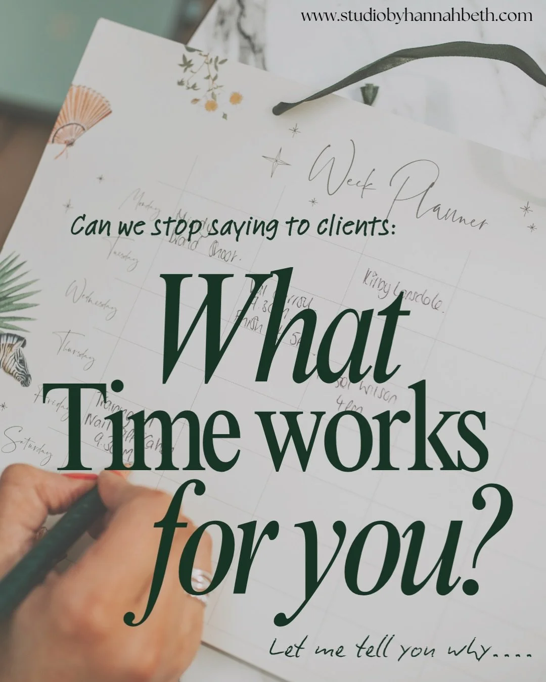 Please just stop letting your clients run the show, sometimes you don&rsquo;t even realise it but they are slowly taking over and before you know it, you&rsquo;ll have lost control.

I hold power calls each month to help you get the power back and I&