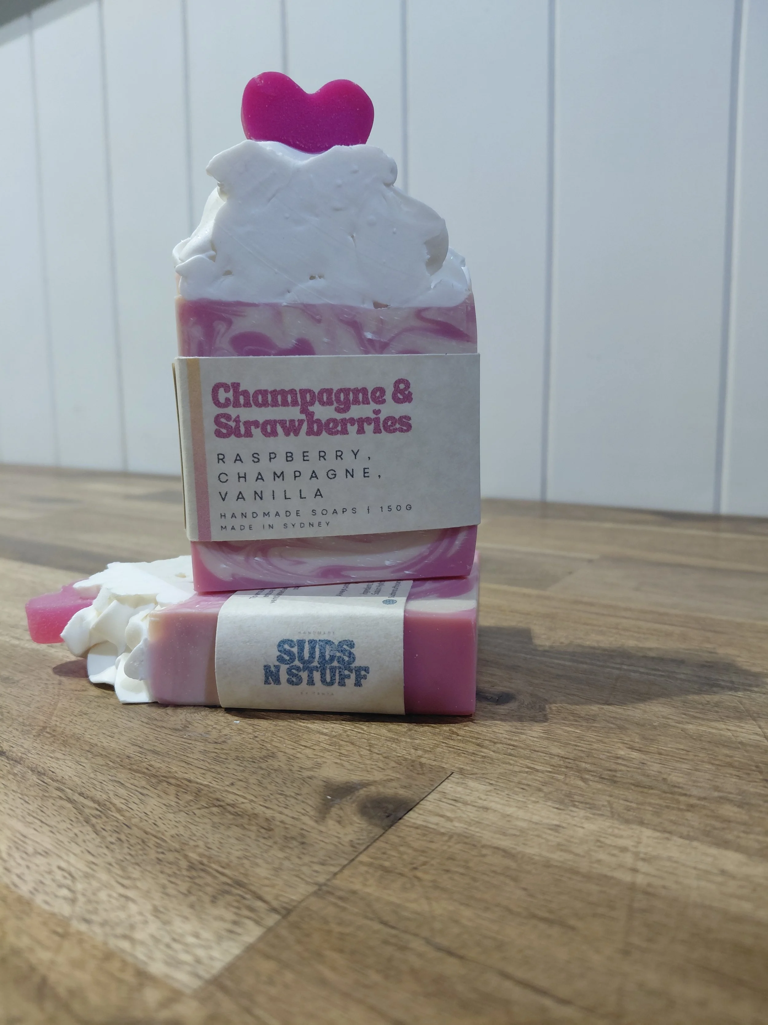 Champagne & Strawberries Handmade Soap