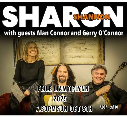 Sharon Shannon with guests Alan Connor & Gerry O’Connor — Kildare Heritage