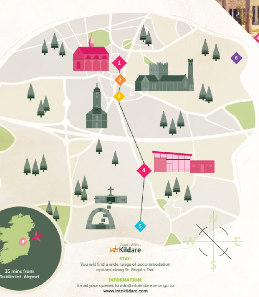 Map of St Brigid's Trail Map