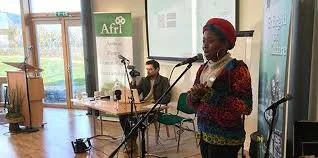 Photo of a speaker at last years Afri Conference