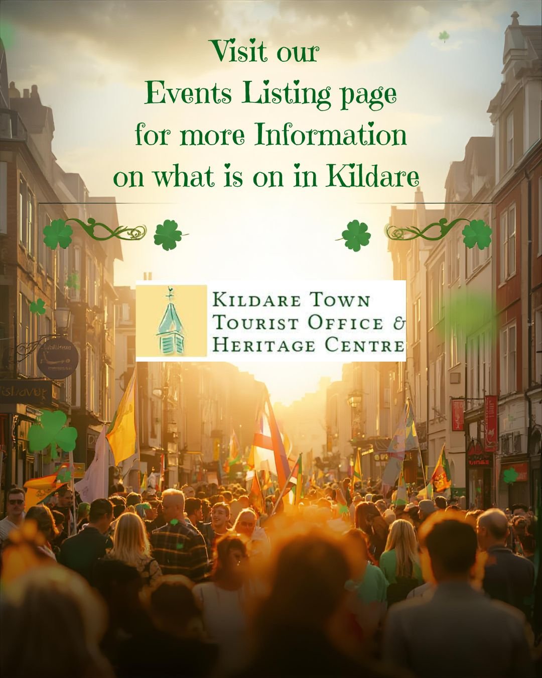 ☘️ St Patrick&rsquo;s Day in Kildare &ndash; What&rsquo;s On for 2026 ☘️

From lively town parades to family-friendly events, Kildare is the place to be this St Patrick&rsquo;s Day 

We&rsquo;ve rounded up parades and celebrations happening across th