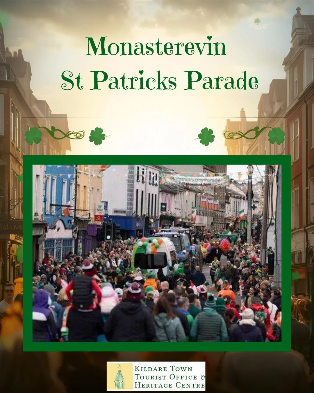 🤝☘️ Community Spirit in Athy this St Patrick&rsquo;s Day ☘️🤝

Athy&rsquo;s St Patrick&rsquo;s Day Parade starts at 3.00pm on March 17, with this year&rsquo;s theme focusing on Community Spirit.

A great stop if you&rsquo;re exploring south Kildare 