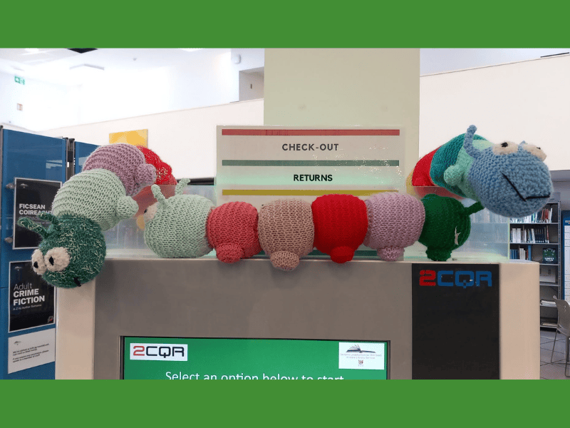 100 Years of Kildare Libraries Yarn Bomb Exhibition