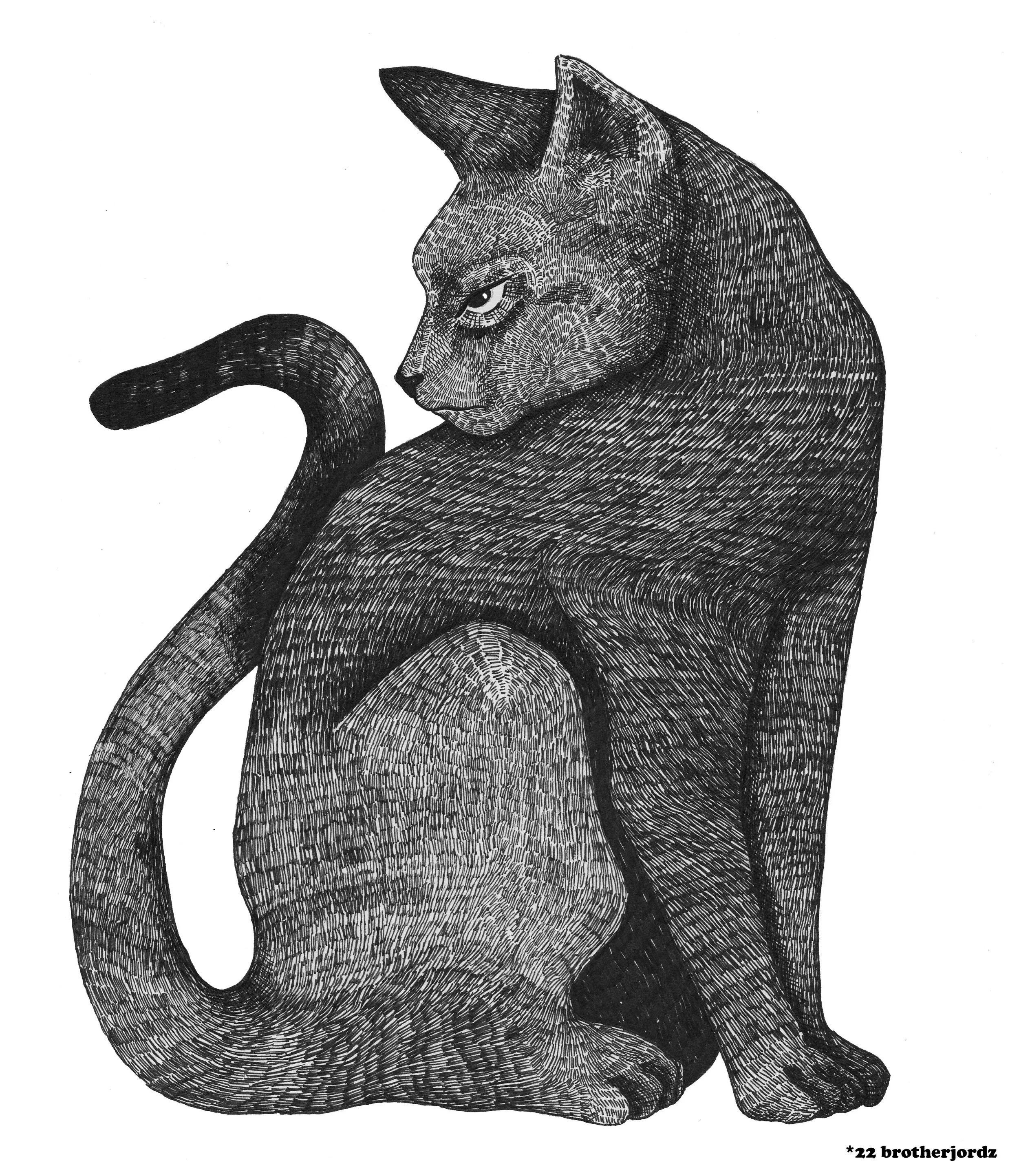 Fineliner auf Papier