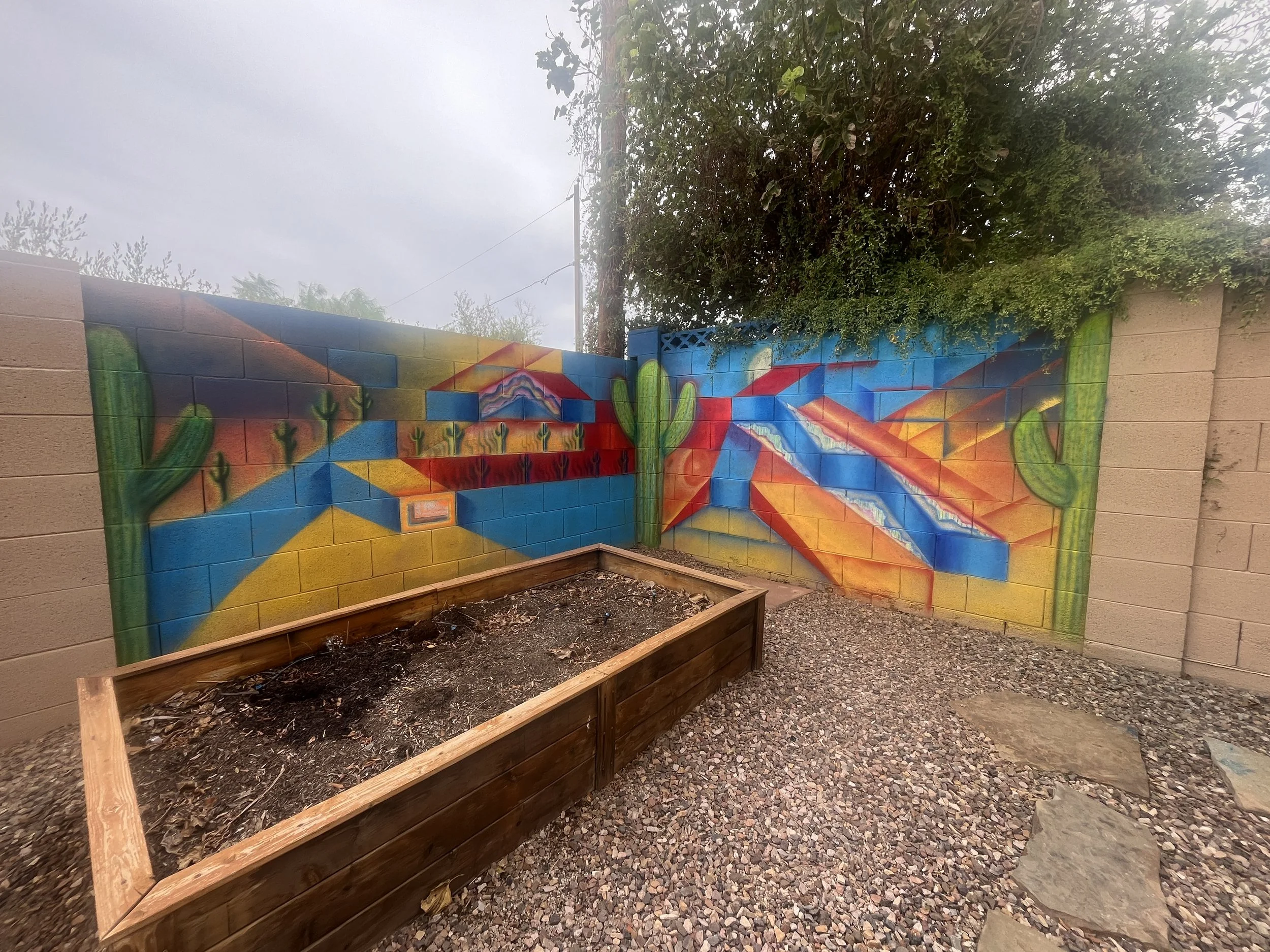 Arizona landscape mural