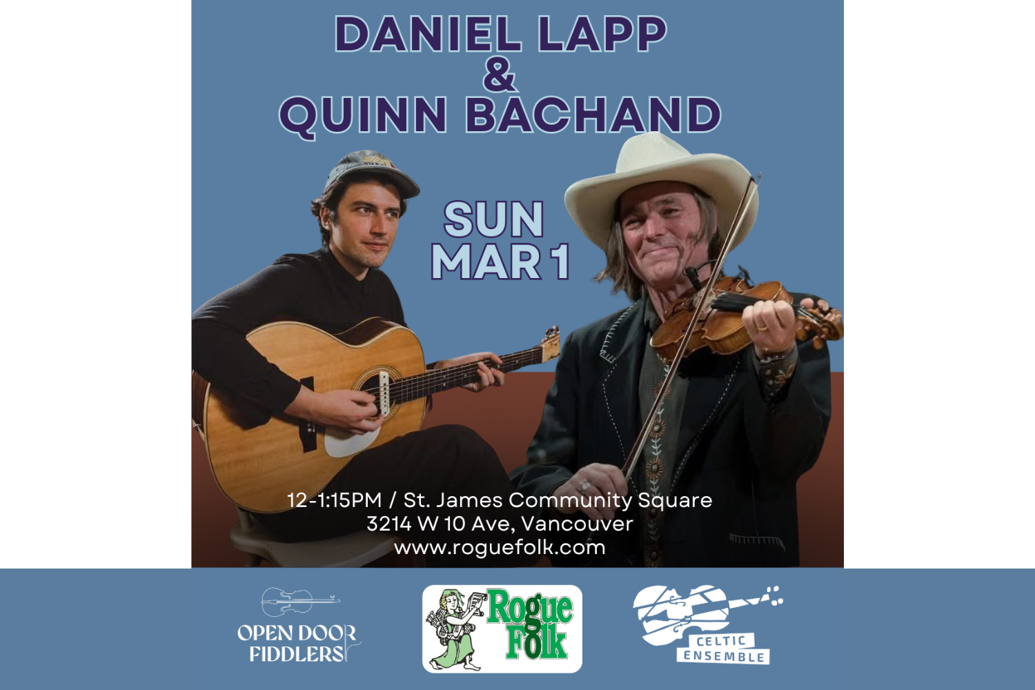 Rogue Workshop for Fiddle &amp; Guitar