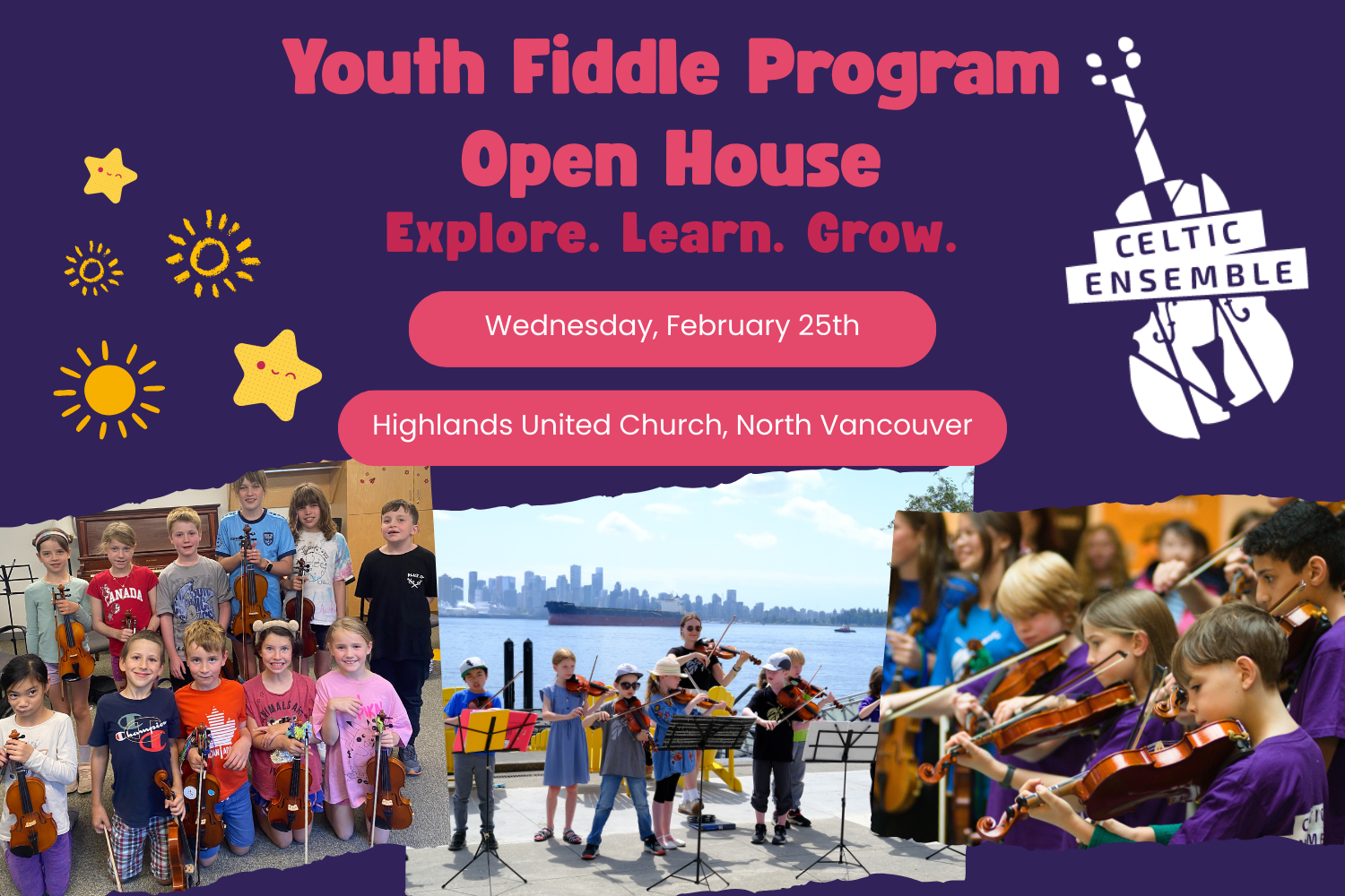 Youth Fiddle Programs Open House