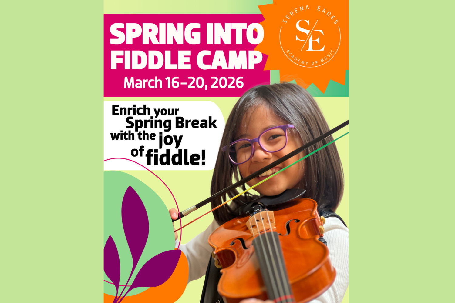 SEOM Spring Break Fiddle Camp
