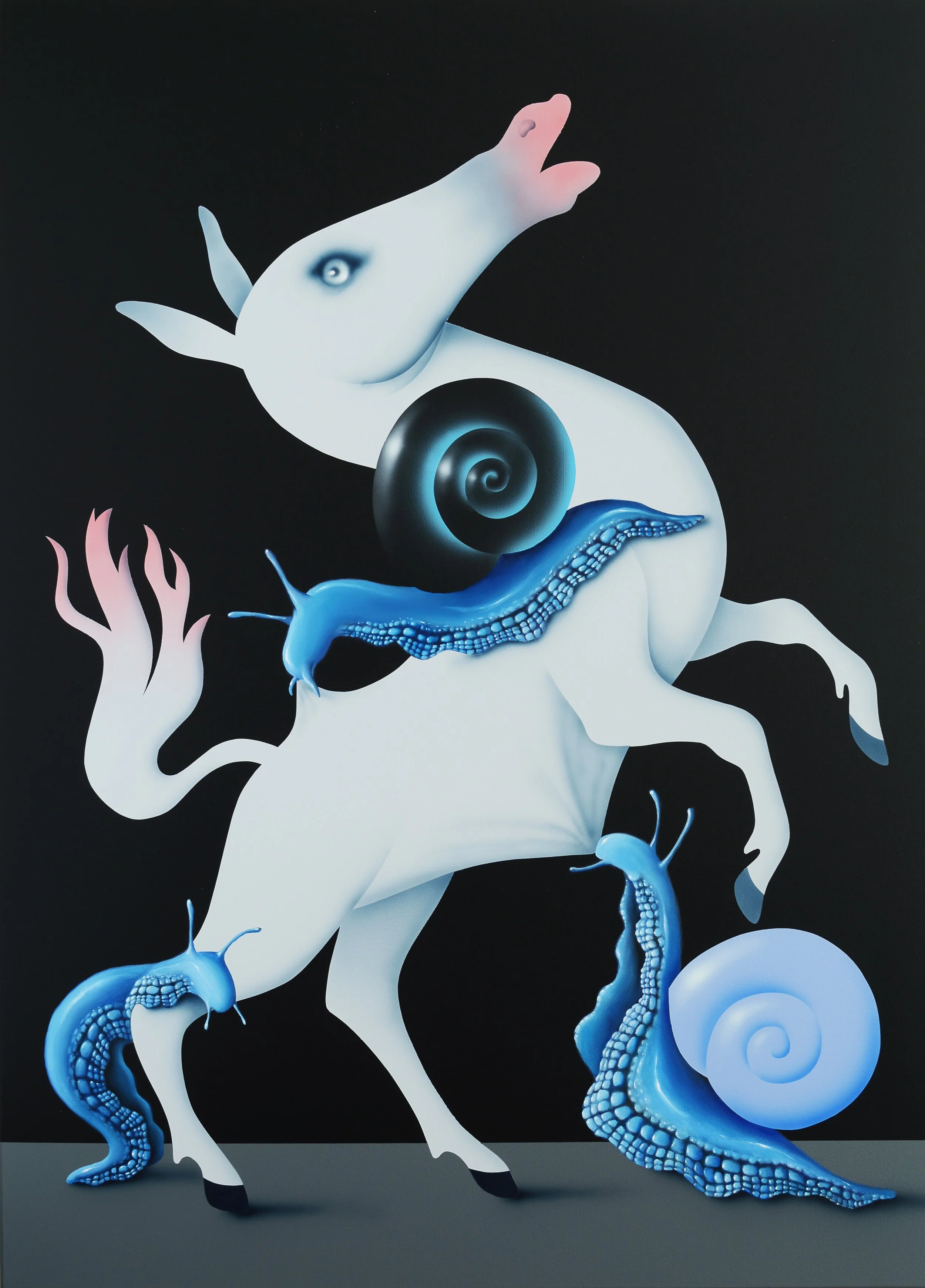 'Slow Living' 110x80cm, oil and acrylic on canvas