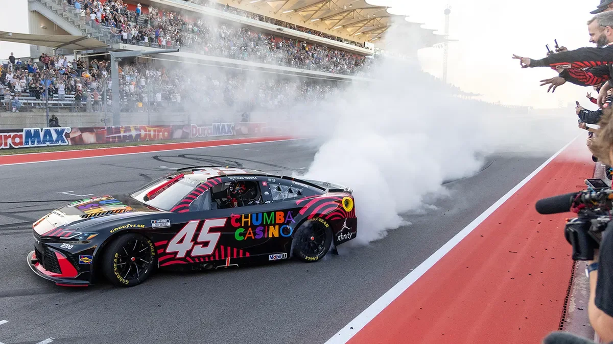 Michael Jordan's NASCAR driver makes history with 3rd straight win
