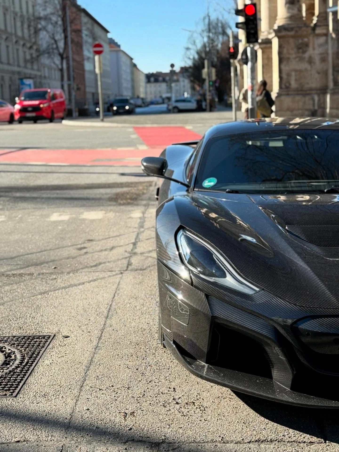 There&rsquo;s something so compelling about extreme technology presented without drama.

Full carbon. Parked in the Munich sun on a clear February day like it&rsquo;s nothing.

Driven. Not displayed. Not louder. Just further ahead. 

#rimac #rimacnev
