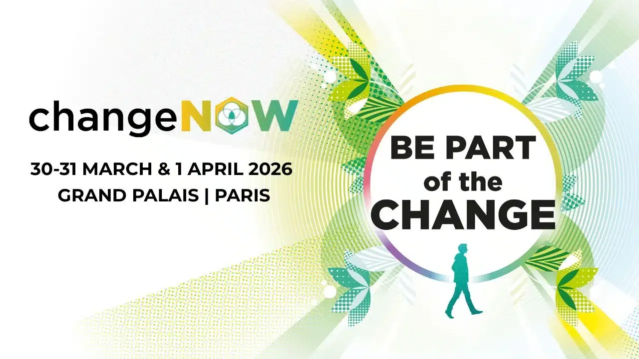 Substanz AlgaeSkin prototypes at PEELSPHERE® stand at ChangeNOW Paris 2026