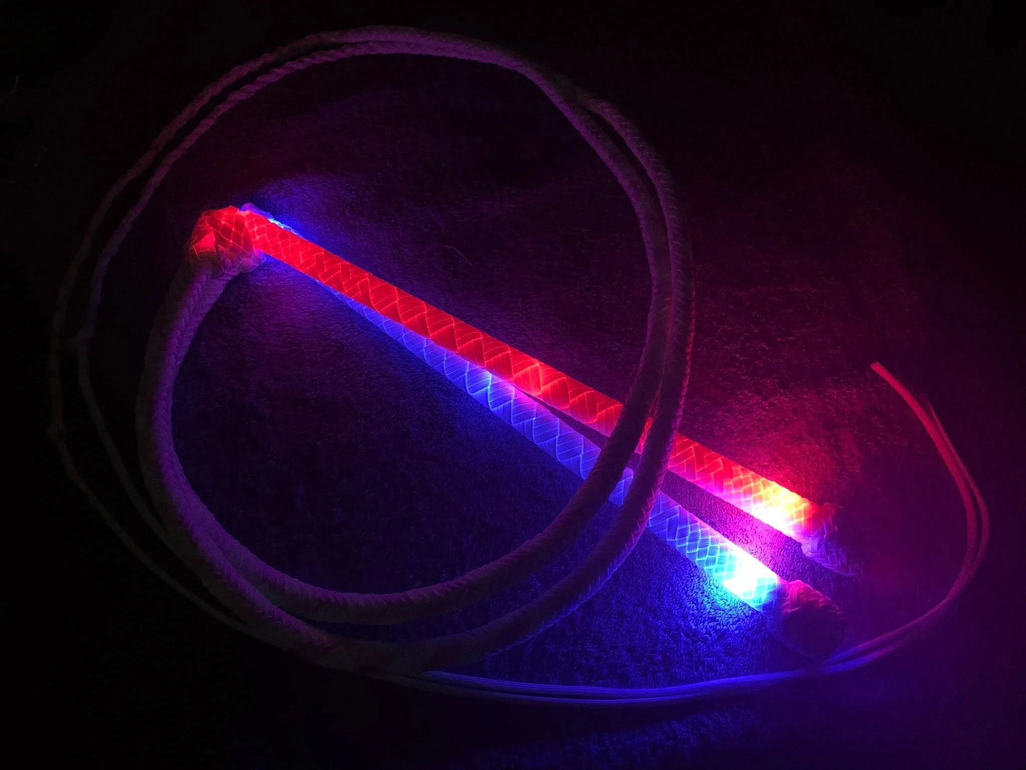 LED Handle Stock Whips