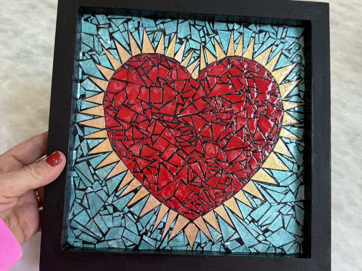 Paper Mosaic DIY Tutorial: How to Make Faux Ceramic Tile Mosaics (Budget-Friendly!)