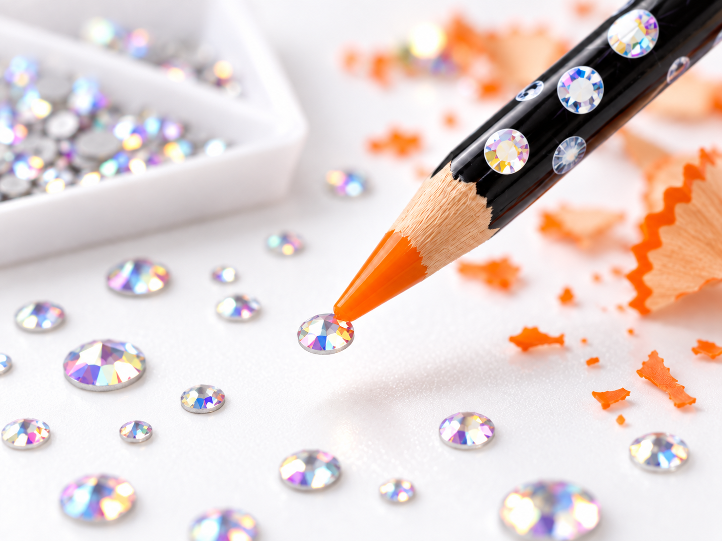 Rhinestone Art: How to Use a Wax Pencil Picker Tool