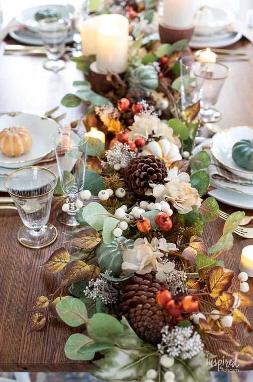 Creative Thanksgiving Table Garland Ideas for a Festive Centerpiece
