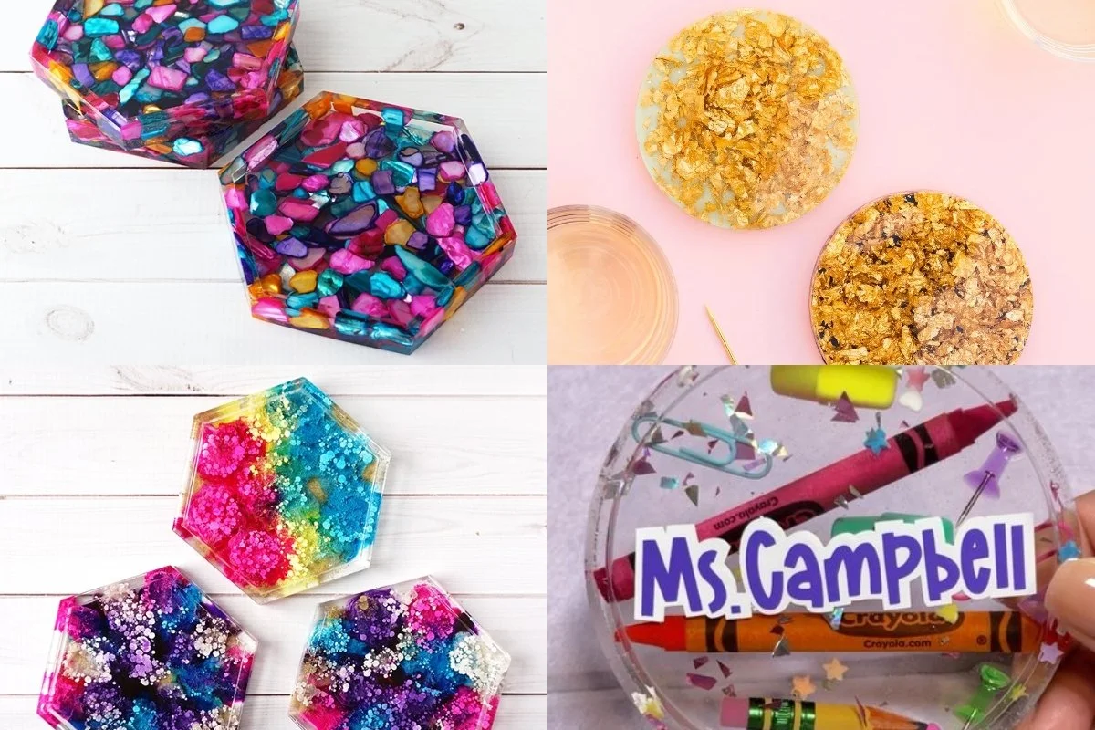 20 Colorful DIY Resin Coaster Ideas for Beginners to Make — Art Beat Box