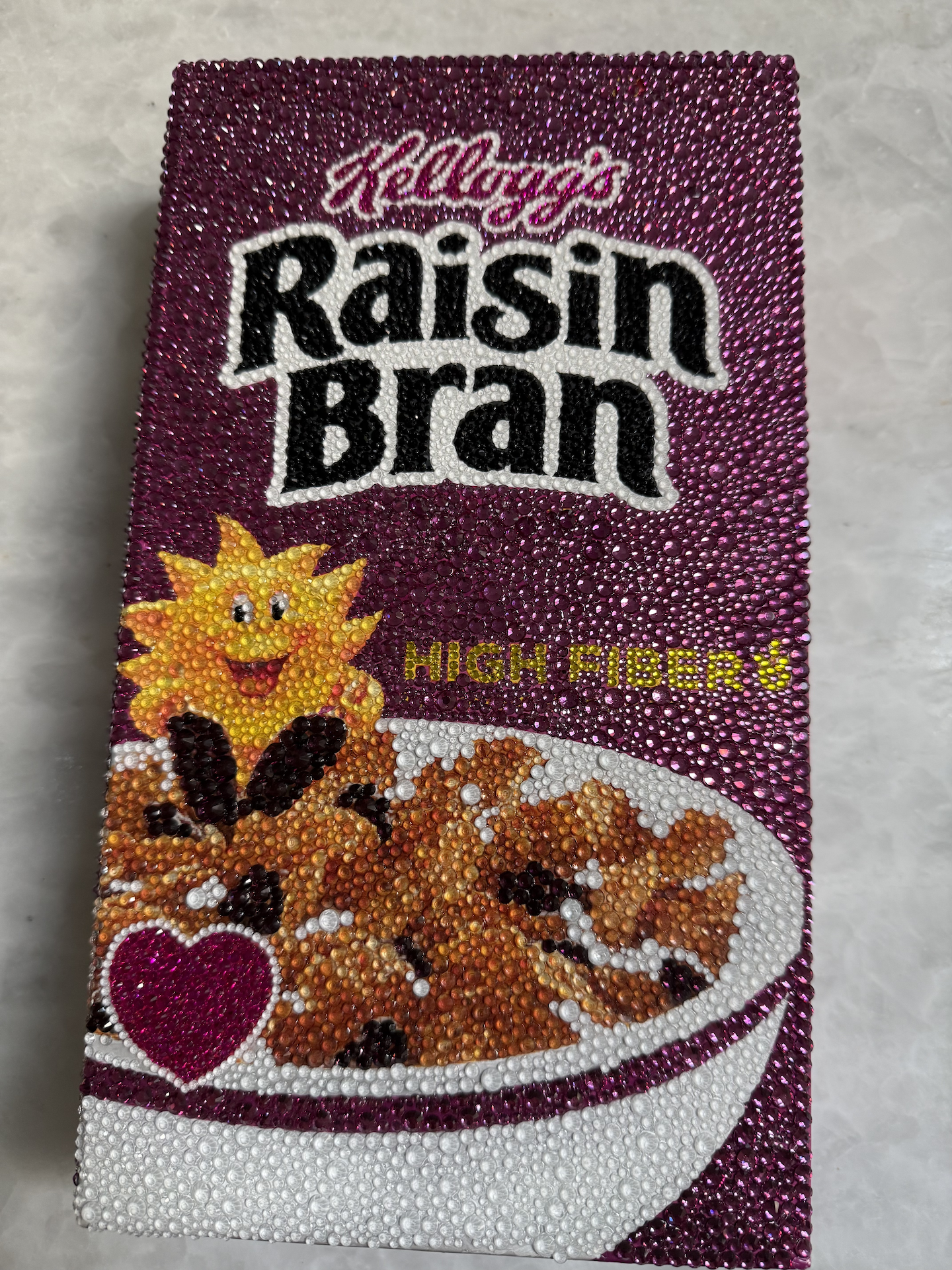 Full Size Raisin Bran Box + Video Content