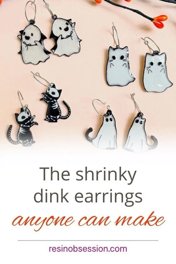 11 Cute Shrinky Dink Earring Ideas for DIY Jewelry Making — Studio Art Beat