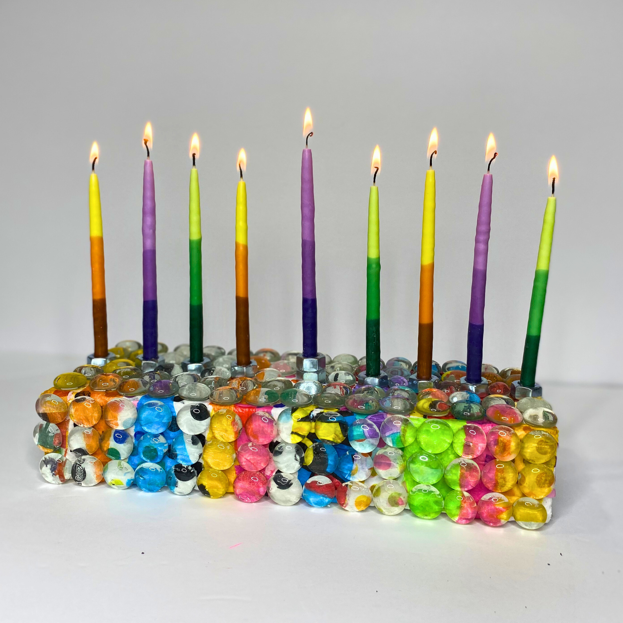 Simple DIY Menorah Craft to Make for Hanukkah — Studio Art Beat
