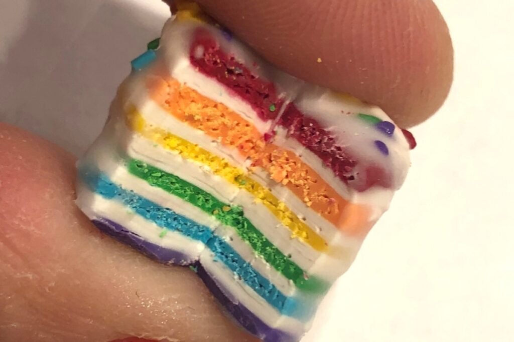 Easy Miniature Polymer Clay Cakes Tutorial — Art Beat Box
