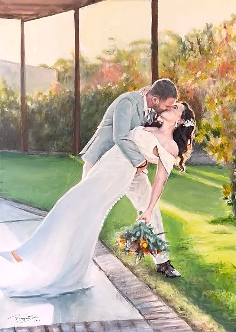 LIVE WEDDING PAINTING