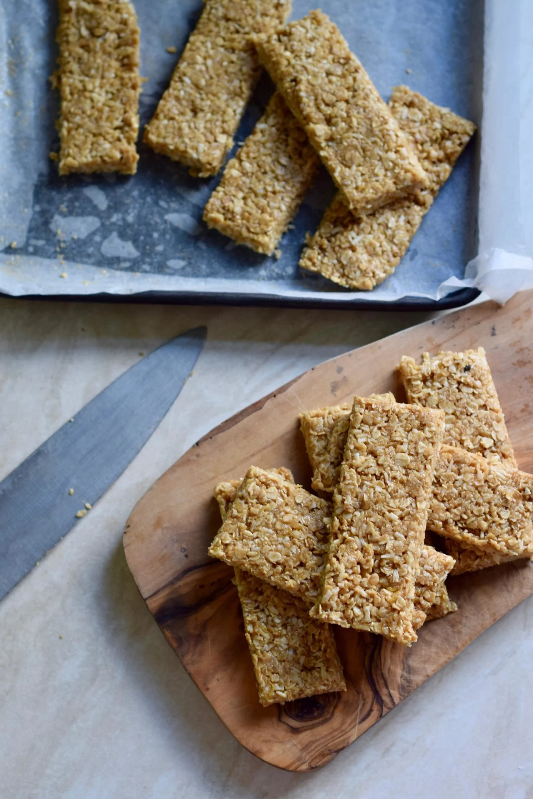 Lemon and Coconut Oat Bars
