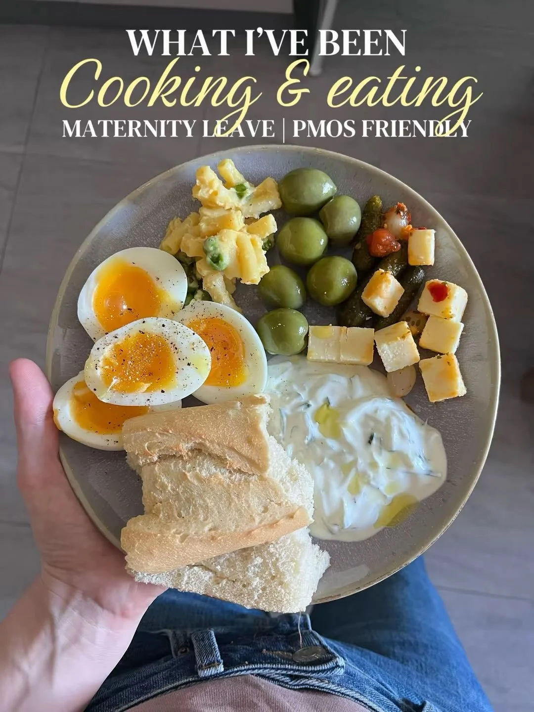 Postpartum and PMOS-friendly meal ideas
Some recent favourite meals and snacks:
Cheesy lentil tacos (by @amysheppardfood )
Speedy tomato and @boldbeanco butter beans with @bluebirdbakeryyorkshire sourdough
&ldquo;Custard&rdquo; porridge (a fancy way 
