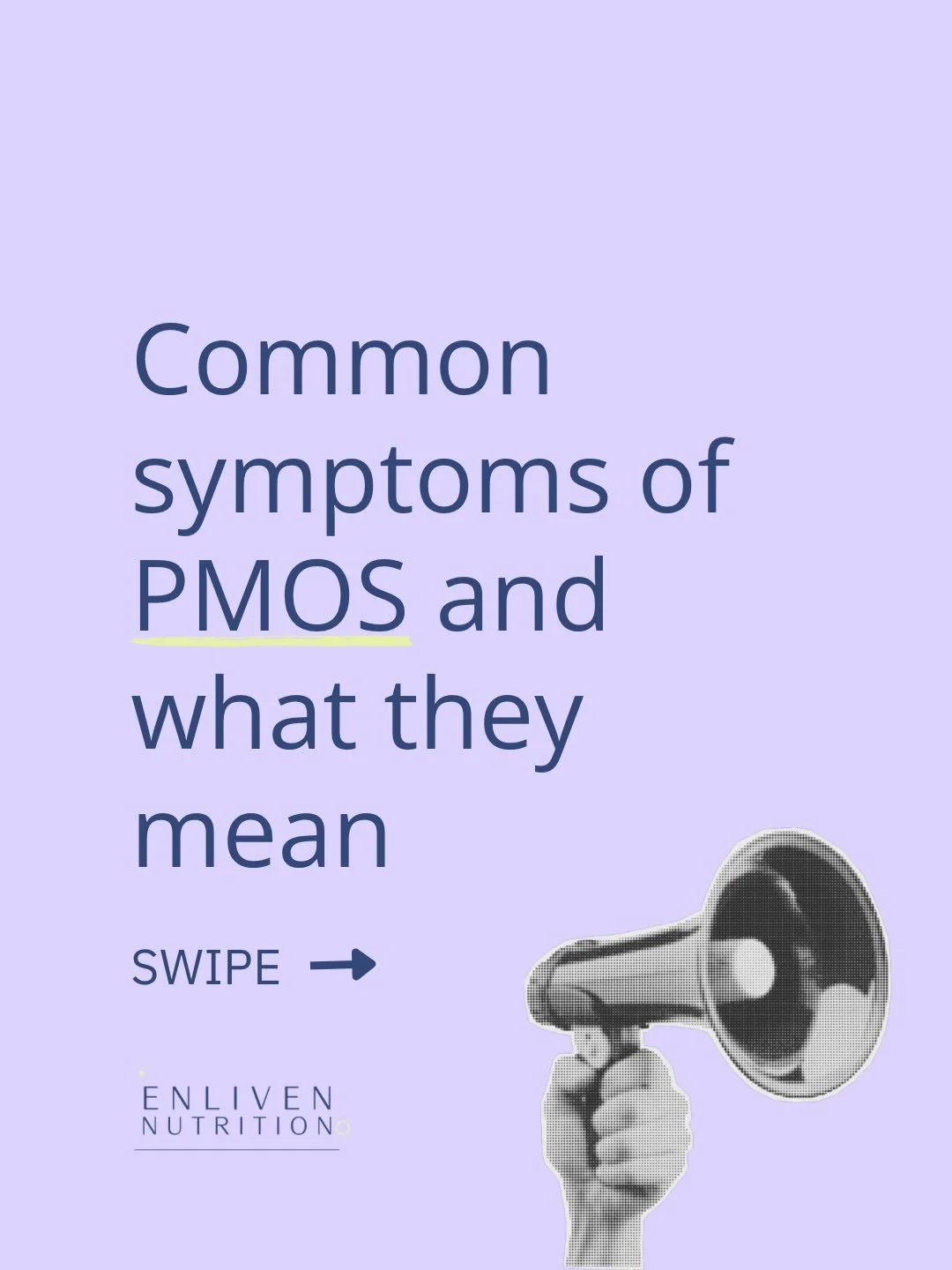 Common symptoms of PMOS and what they mean

PMOS (PCOS) is a syndrome, meaning a collection of symptoms and the way it presents looks different between people. None of these symptoms are diagnostic in themselves , but some point towards the criteria 