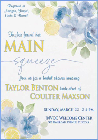 Taylor Benton Bridal Shower
