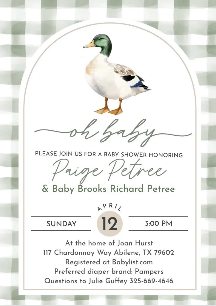 Petree Baby Shower