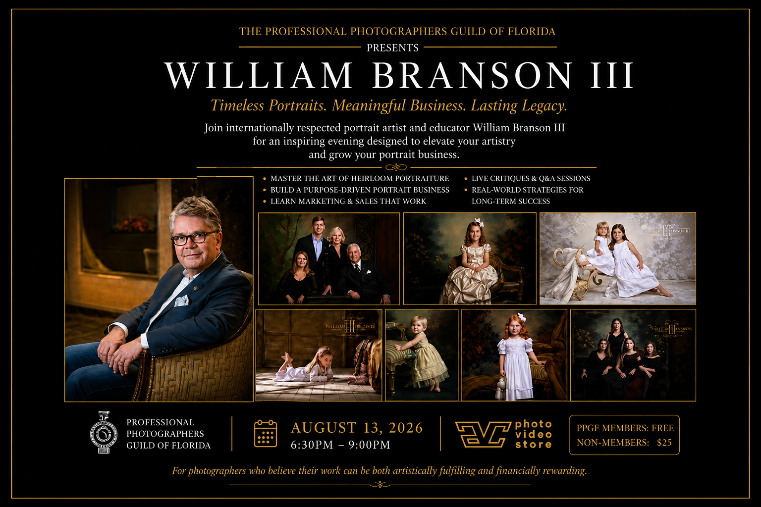 William Branson III - Timeless Portraits. Meaningful Business. Lasting Legacy