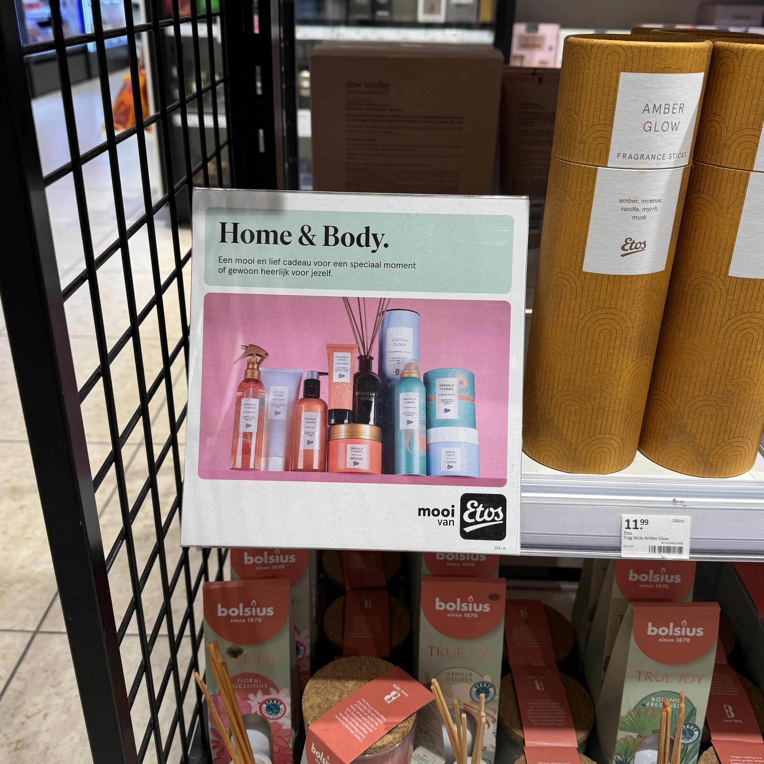 Silent Sale bordjes in alle Etos Winkels