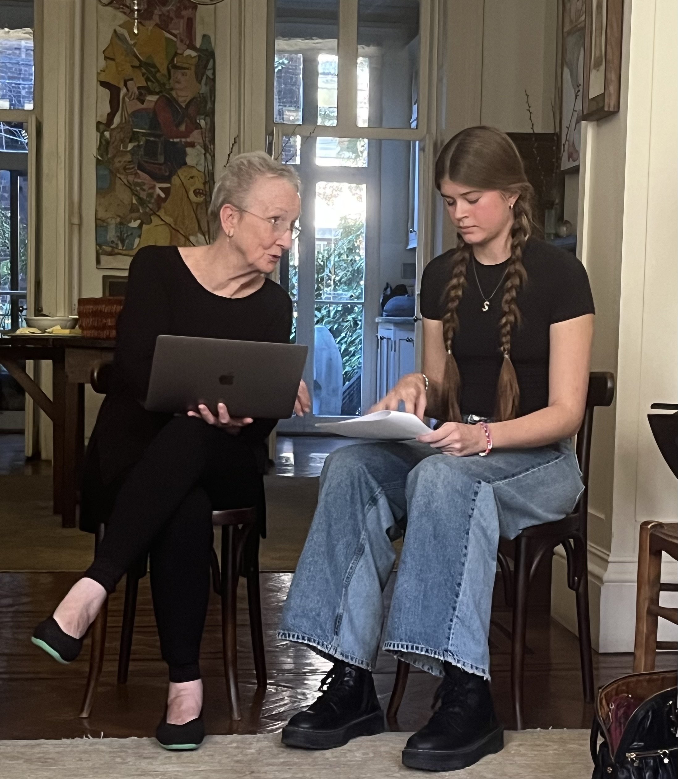 Kathleen Chalfant and Taya Fedorenko