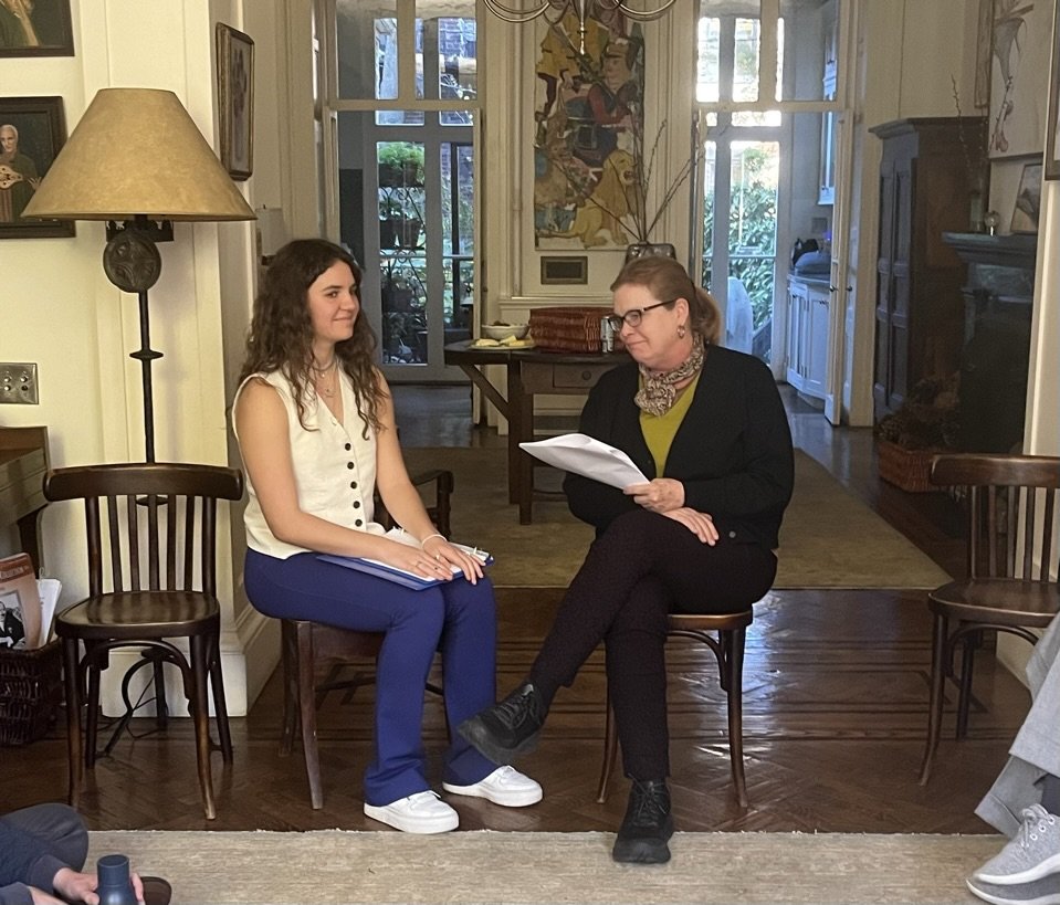 Uliana Klimchuk and Catherine Curtin
