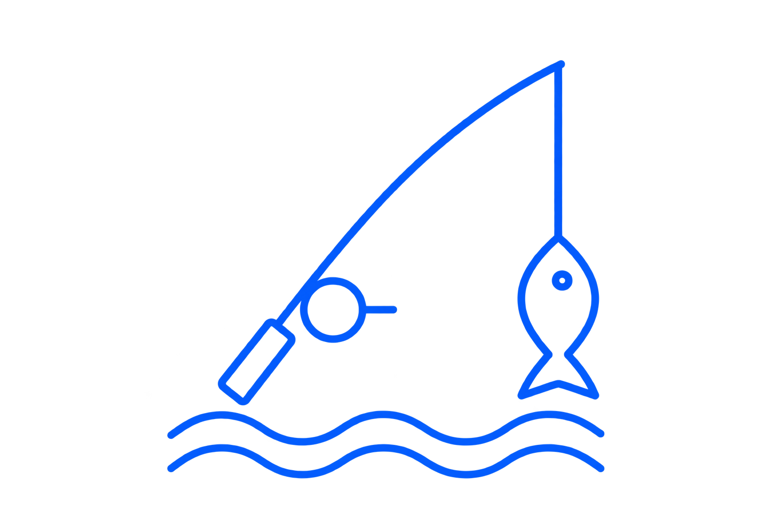 Minimal Blue Fishing Rod and Fish Icon.png