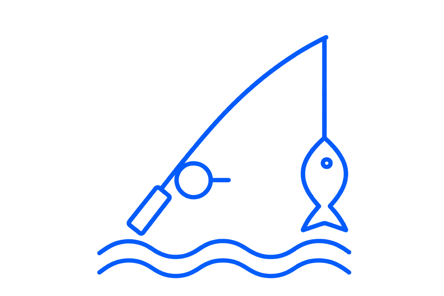 Minimal Blue Fishing Rod and Fish Icon.png