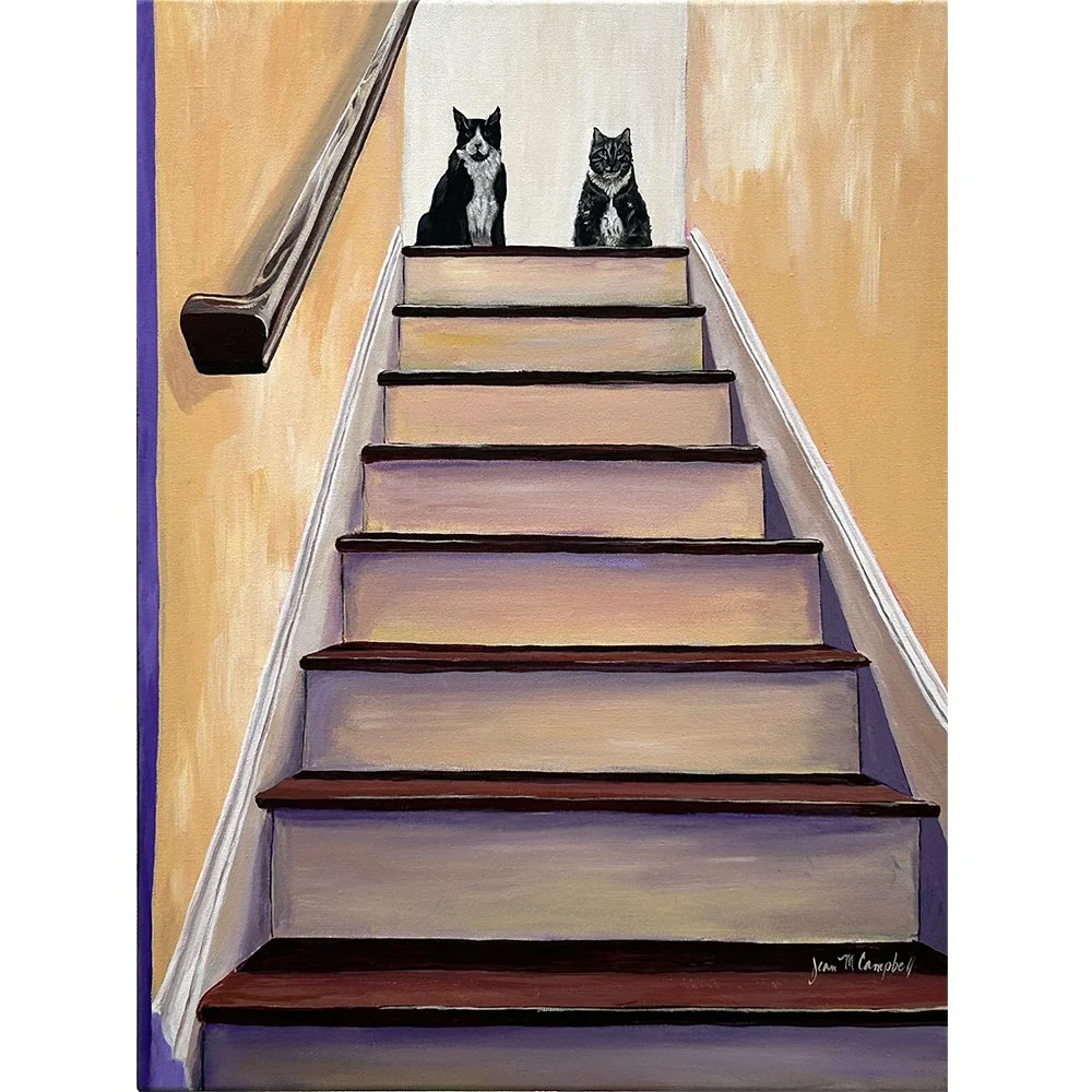 The Sentries - Acrylic on canvas - 18” x 24”

