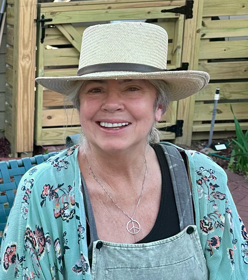 The artist, Jean Marie Campbell