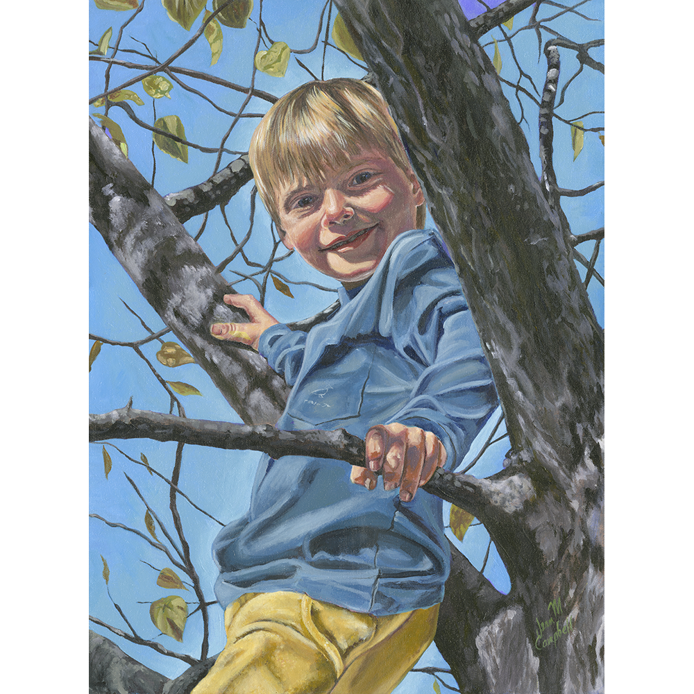 The Wes Man - Acrylic on Canvas   -   18” x 24”