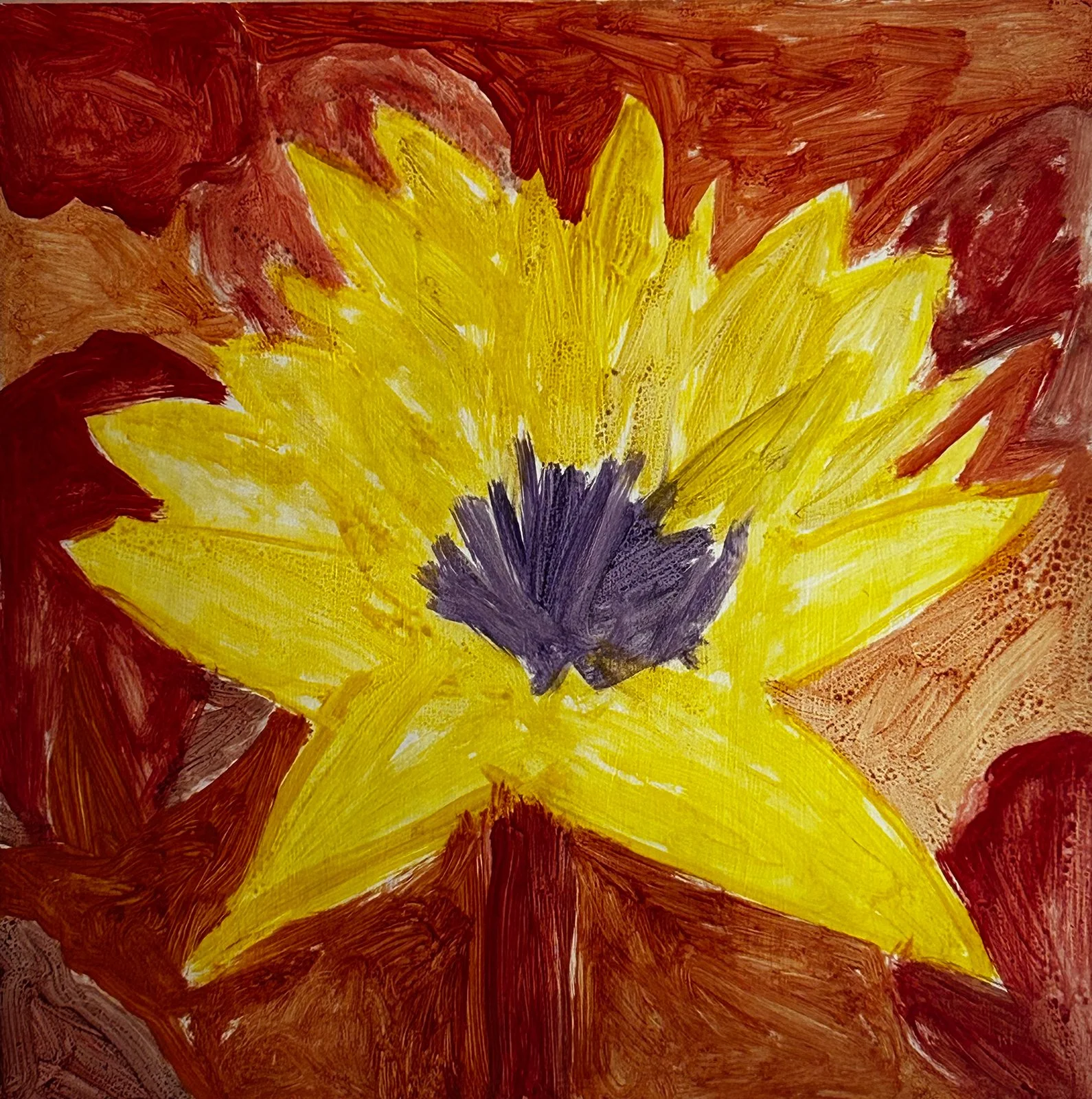 Understudy of a lotus flower painting.