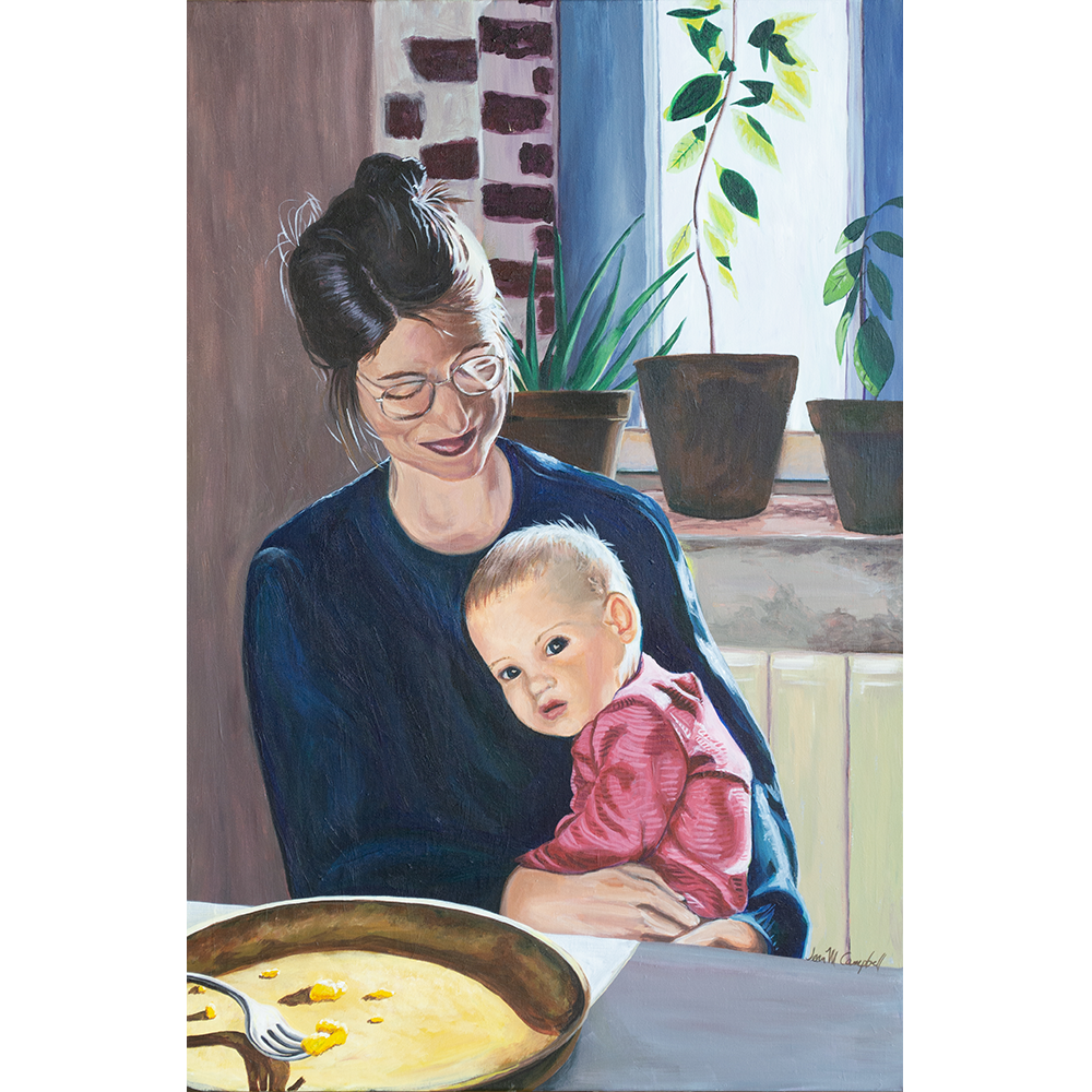 Madonna and Child - Acrylic on Canvas   -   24” x 36”