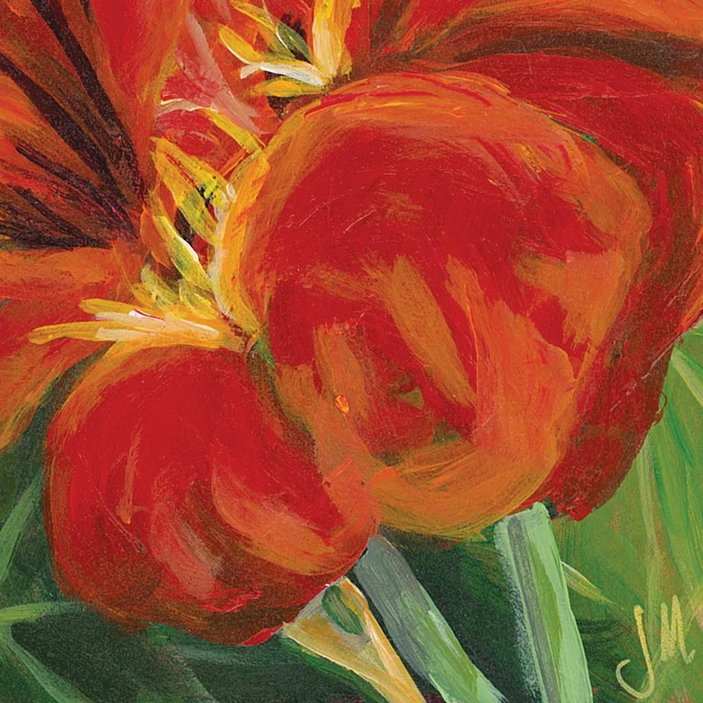 Red Nasturtium - detail 1